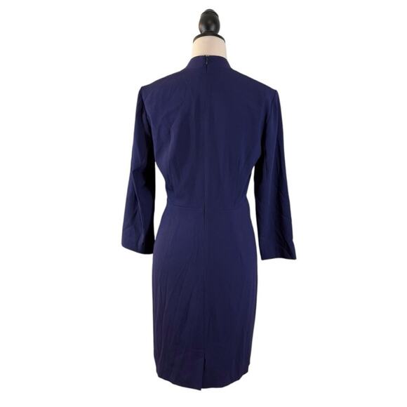 MM Lafleur Niko Dress Dark Blue
Sheath Faux Wrap Knee Length, Size 4 - Picture 6 of 14